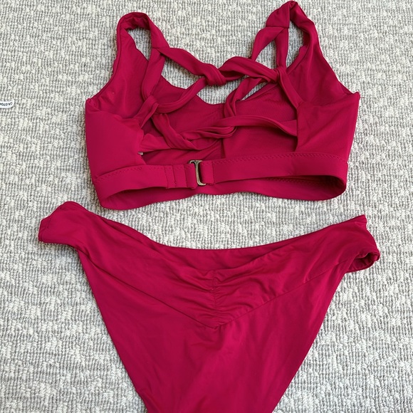 BECCA Magenta Bikini Set - Picture 3 of 4
